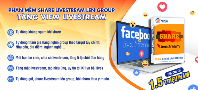 livestream trực tiếp trên facebook - Ninja Share Livestream